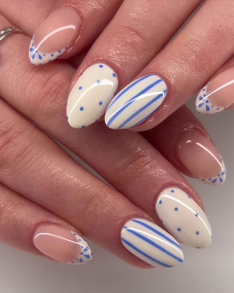 Bowknot Design Short Almond Nail Tips Bulk - Image 8