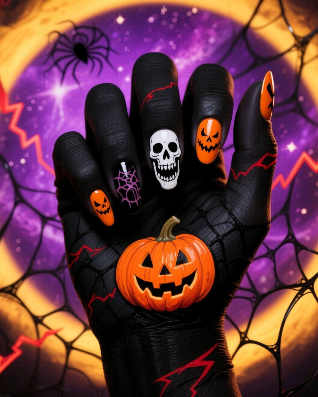 Spirit Halloween Press On Nails Long Nails - Image 4