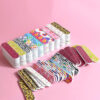 100 Colorful Nail Files Buffing Blocks Nail Smoothers