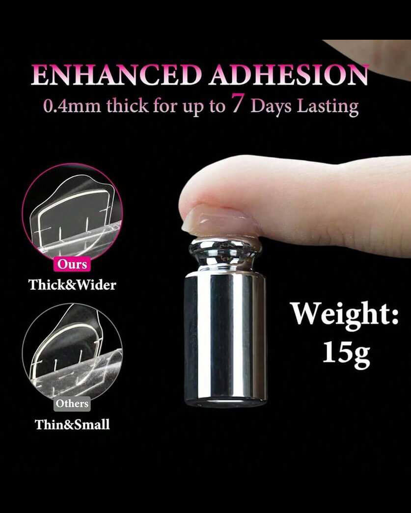 50Pcs Transparent Jelly Glue for Nails Adhesive Sticker - Image 8