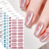 Glitter Cat Eye Nail Polish Gel Strips Nail Stickers Wholesale
