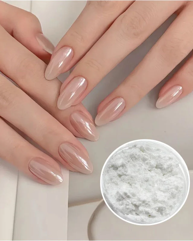 0.5&1g Moonlight White Glitter Dust Powder for Manicure