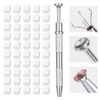 100Pcs Mini Nail Art Sponge Blocks & Nail Claw Clap