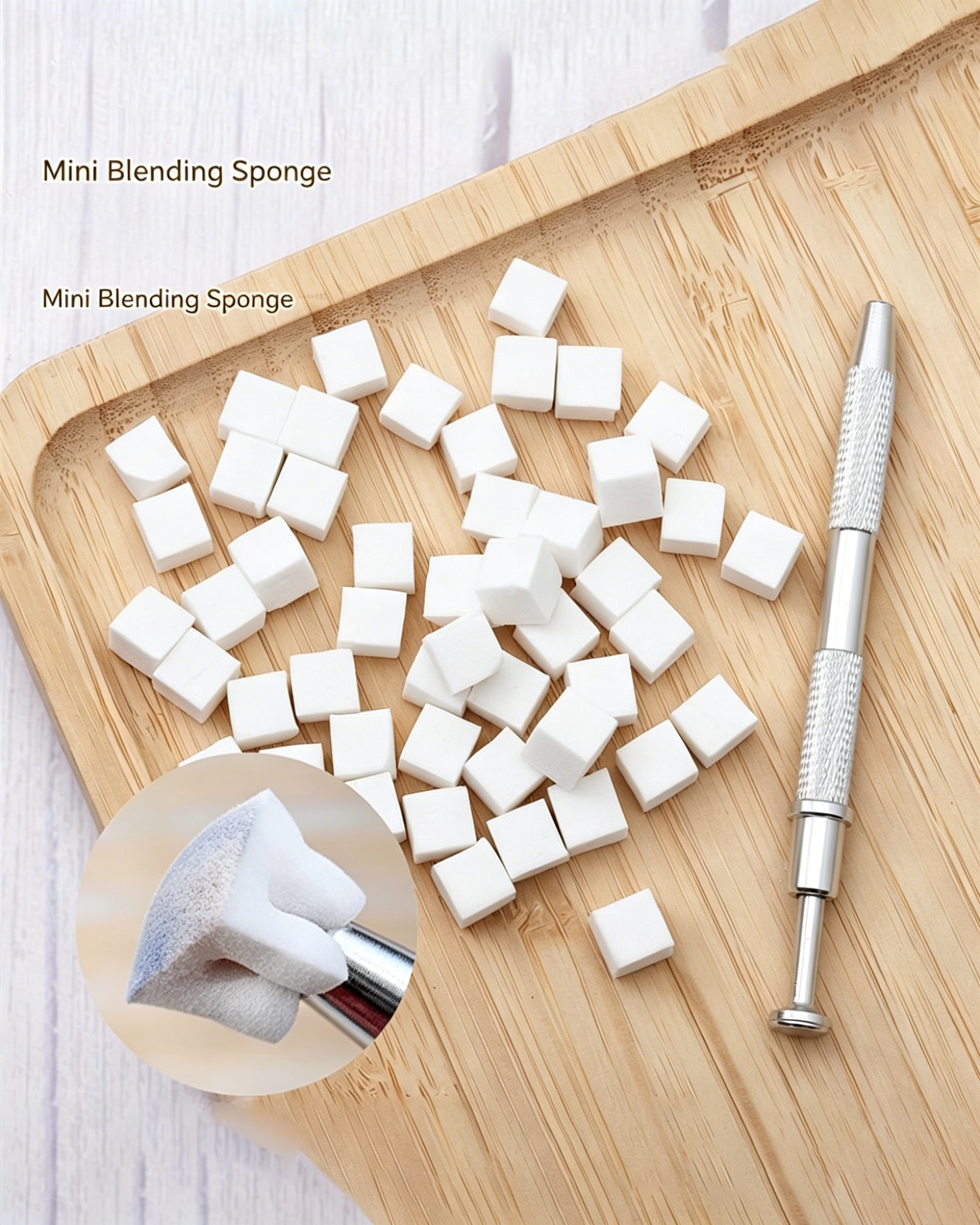 Variation picture for 100Pcs White Sponge Variation picture for 100Pcs White Sponge