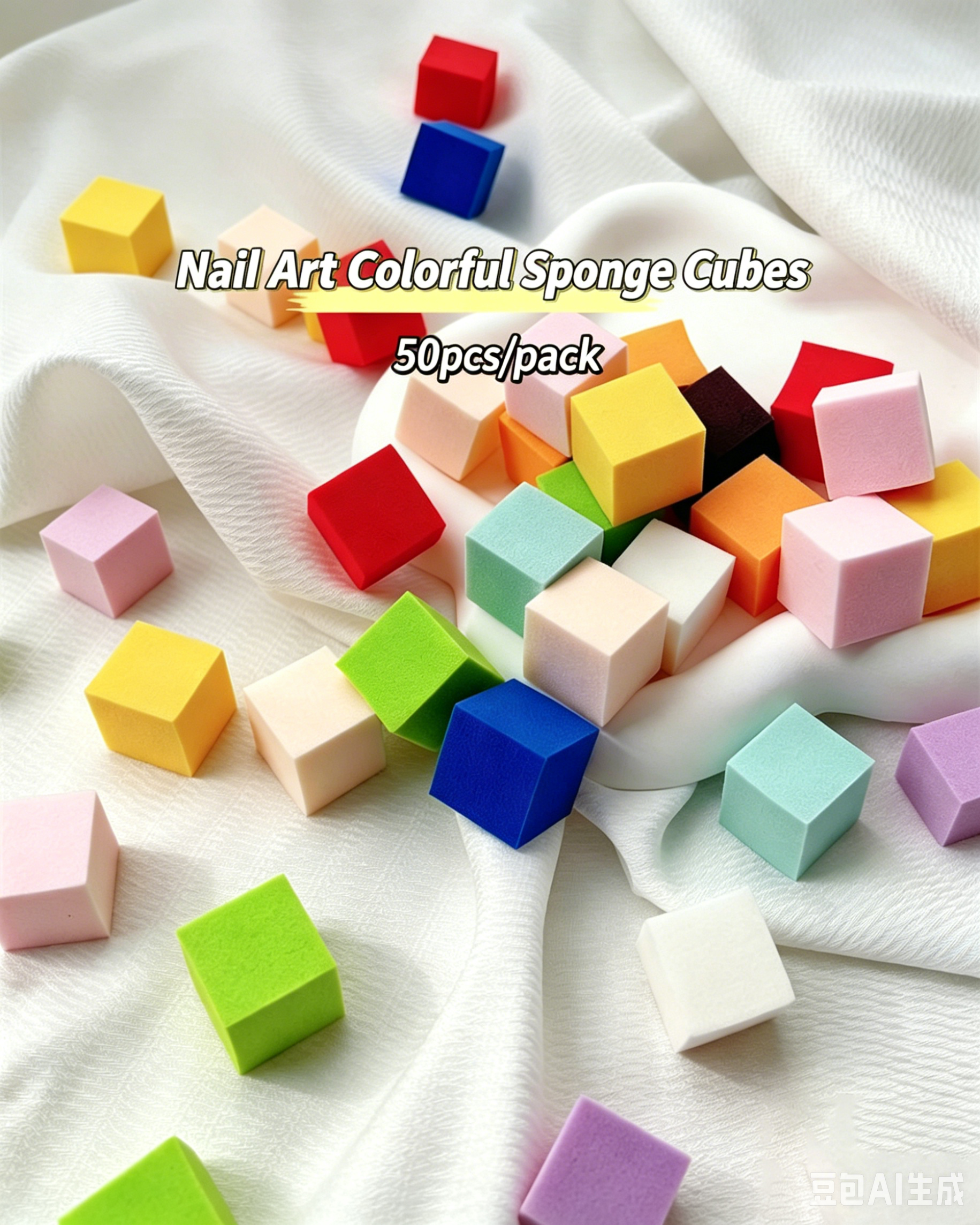 Variation picture for 50Pcs Colorful Sponge Variation picture for 50Pcs Colorful Sponge