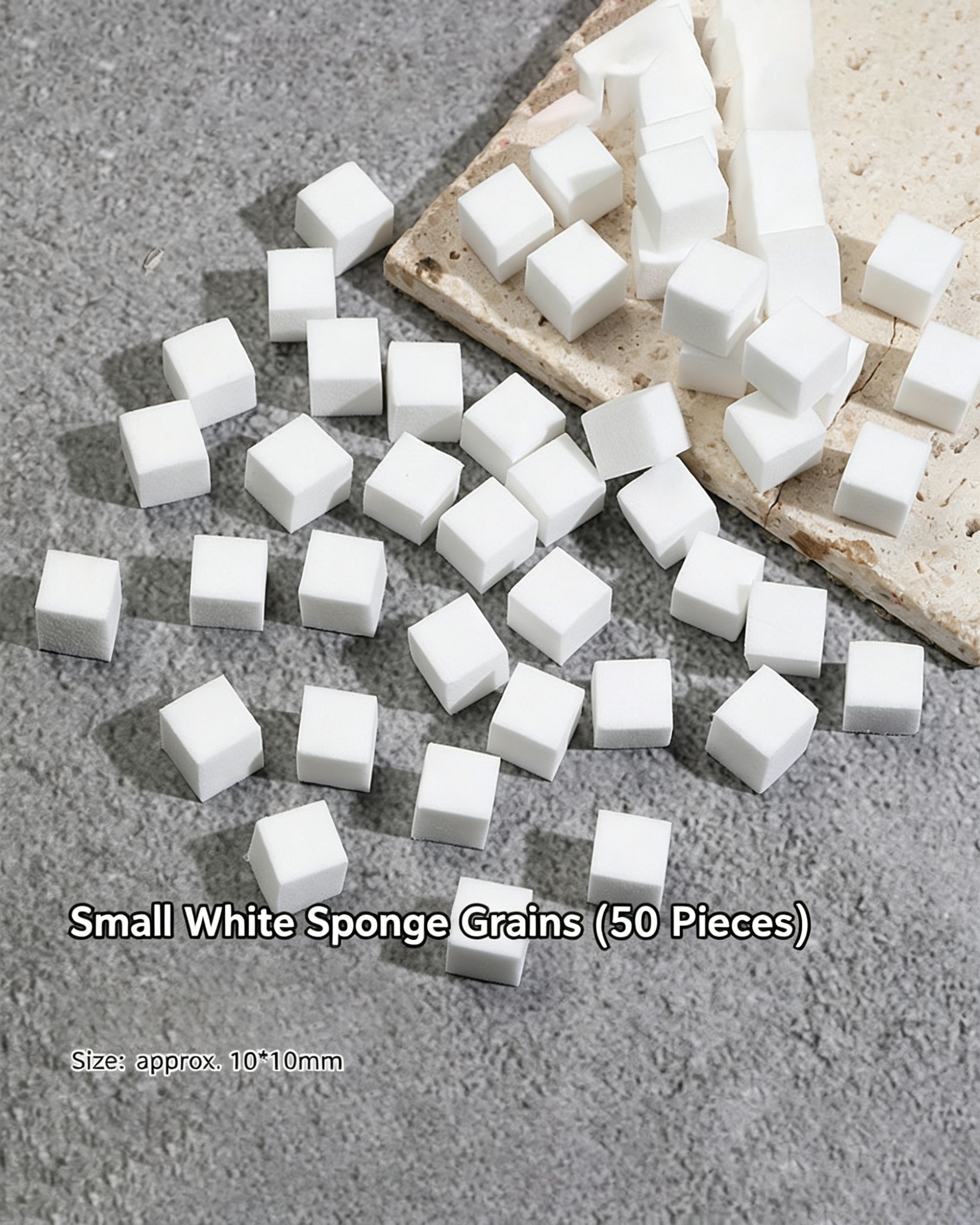 Variation picture for 50Pcs White Sponge Variation picture for 50Pcs White Sponge