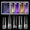 240pcs Full Cover Soft Gel Tips XXL