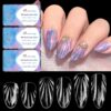 3D Shell Transparent Nail Tips Full Cover