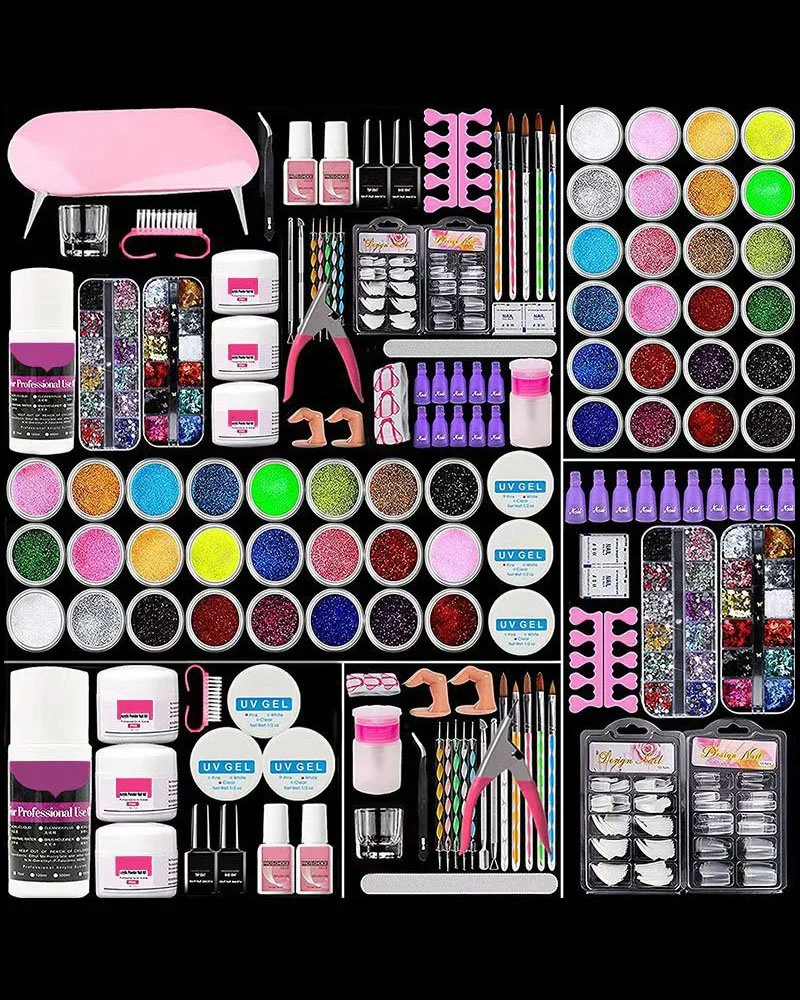 58 Pcs Professional Manicure Kit
