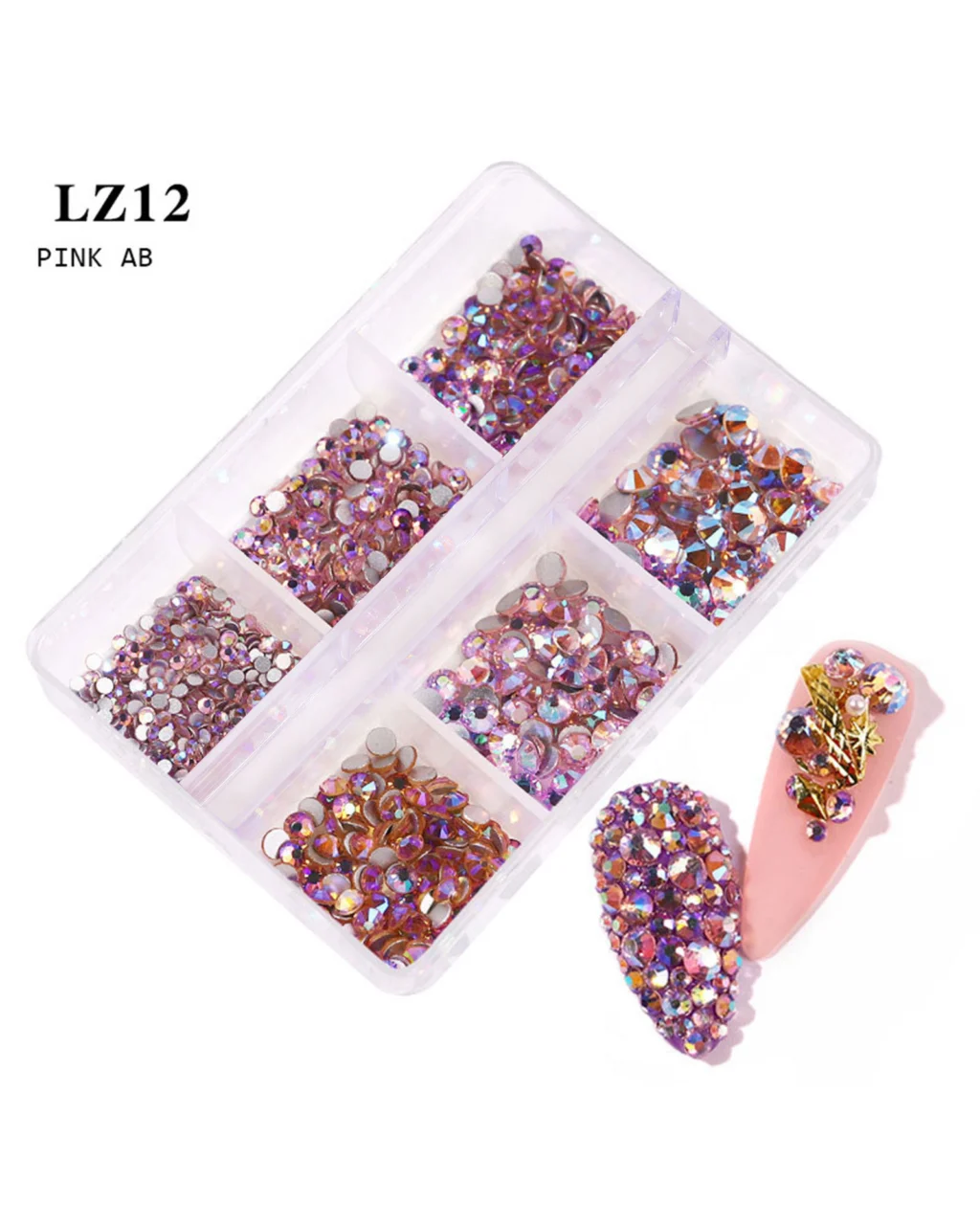 6 Gird Nail Art Rhinestones DIY Decoration - Image 12