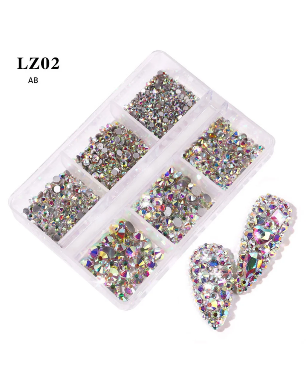 6 Gird Nail Art Rhinestones DIY Decoration - Image 5