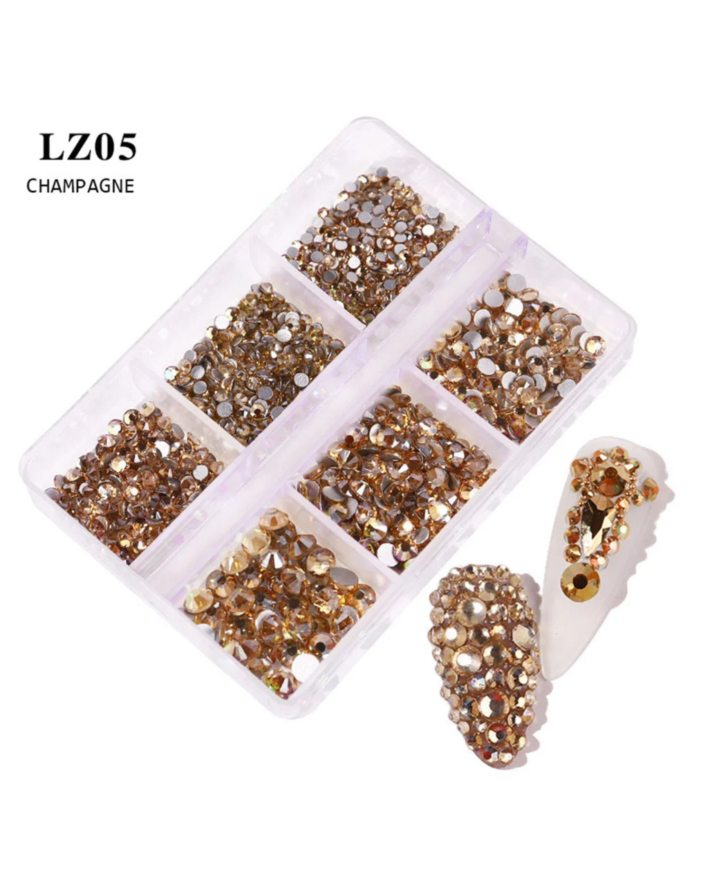 6 Gird Nail Art Rhinestones DIY Decoration - Image 7