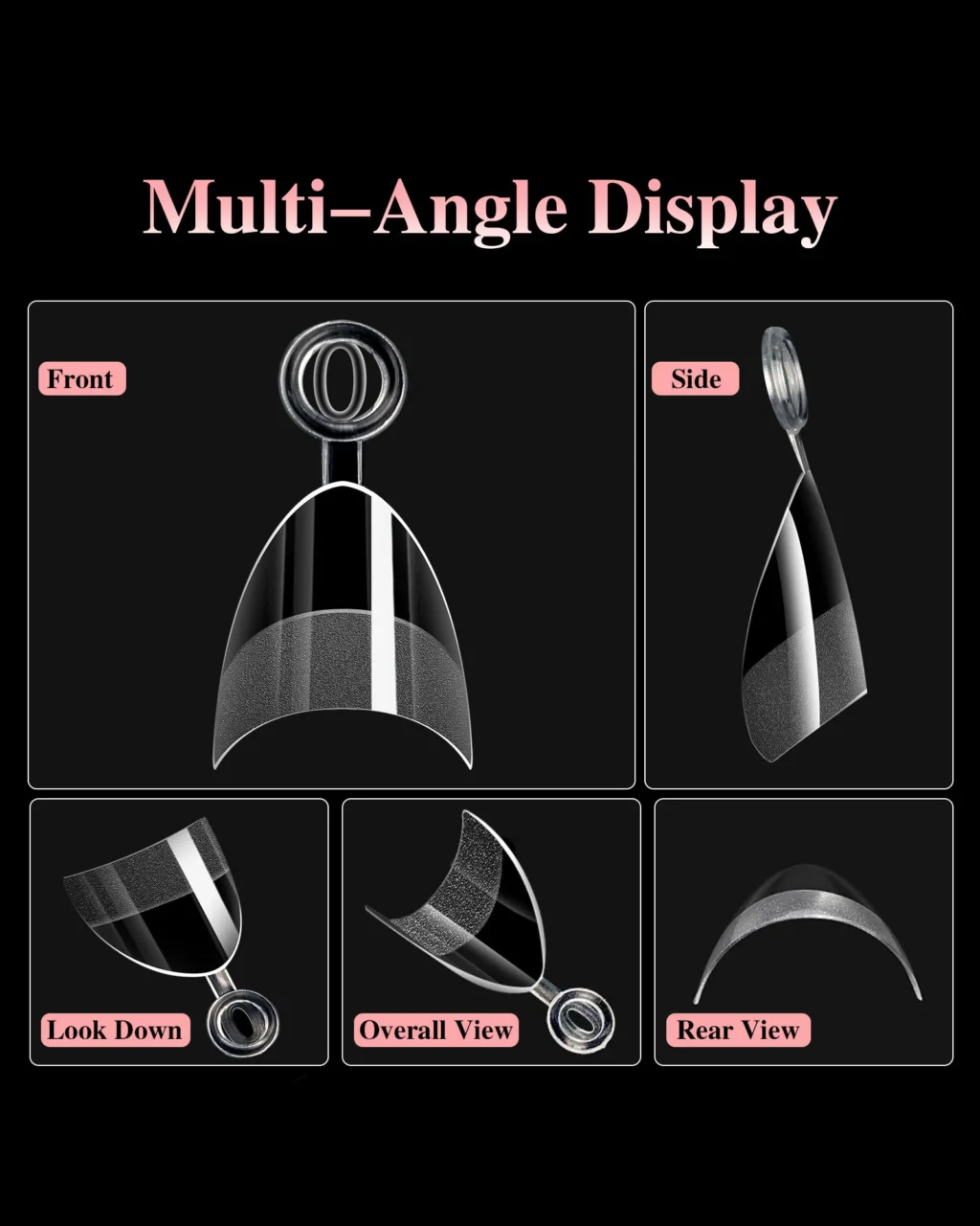Alternative view of 600Pcs Extra Short Half Cover Nail Tips