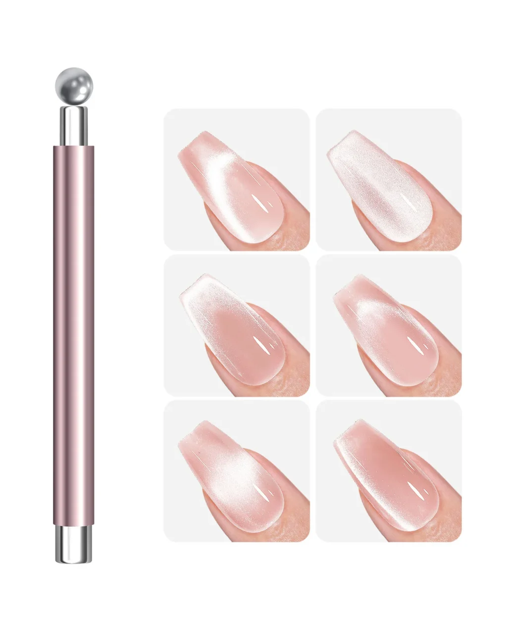 Alternative view of Double Headed  Cat Eye Gel Magnet