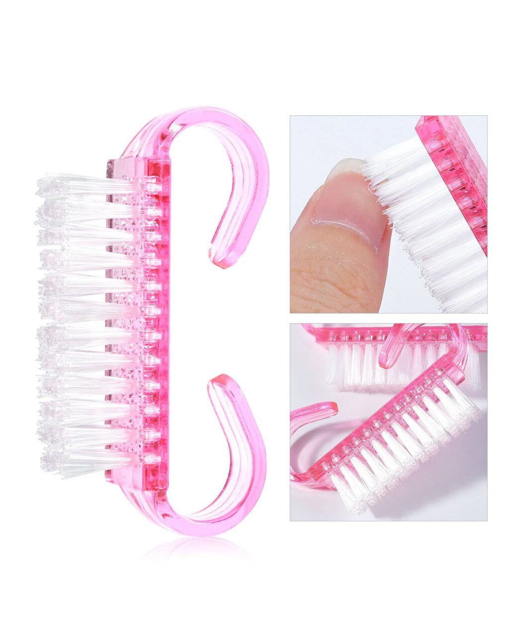 Mini Goat Horn Nail Dust Brush