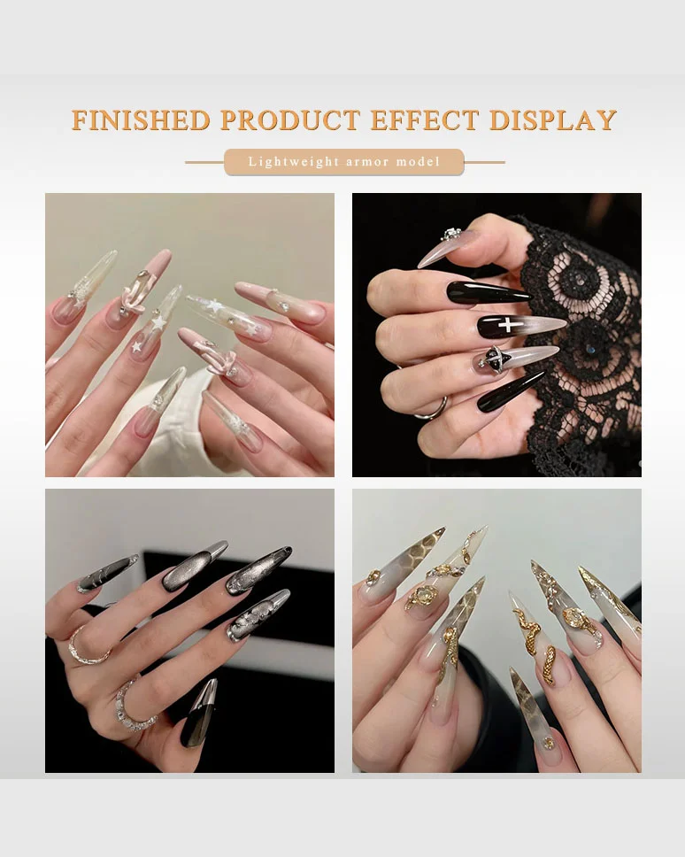 Premium Finger Tip Sandwich Dual Forms for Nails