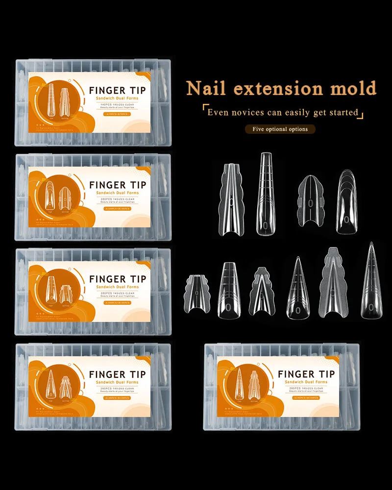ecrin nailtip様　オーダーシート Premium Finger Tip Sandwich Dual Forms for Nails