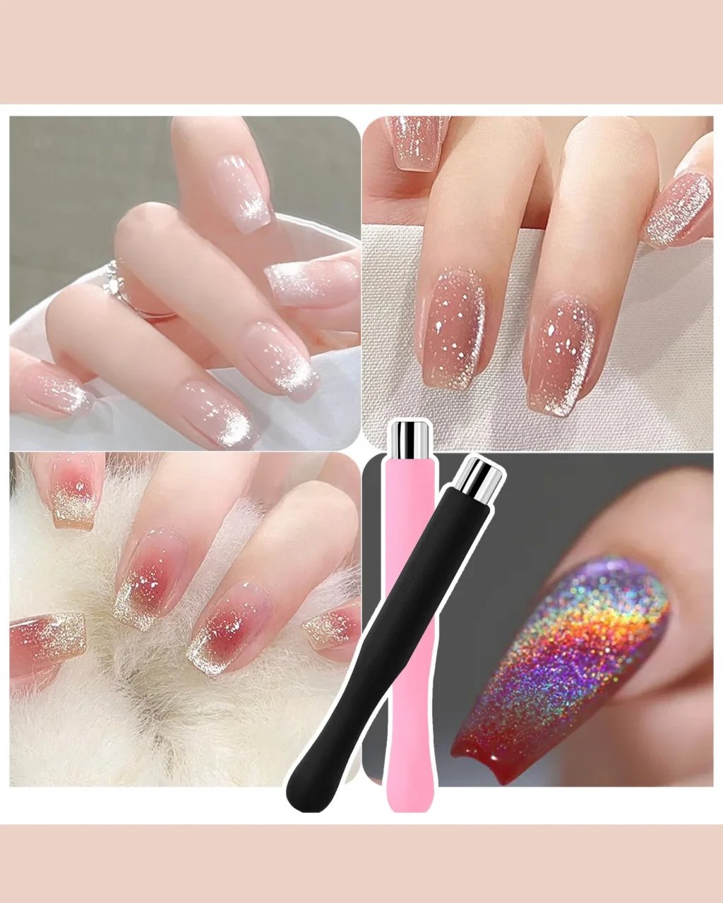 Alternative view of Premium Thickened Cat Eye Nail Polish Magnetic Wand