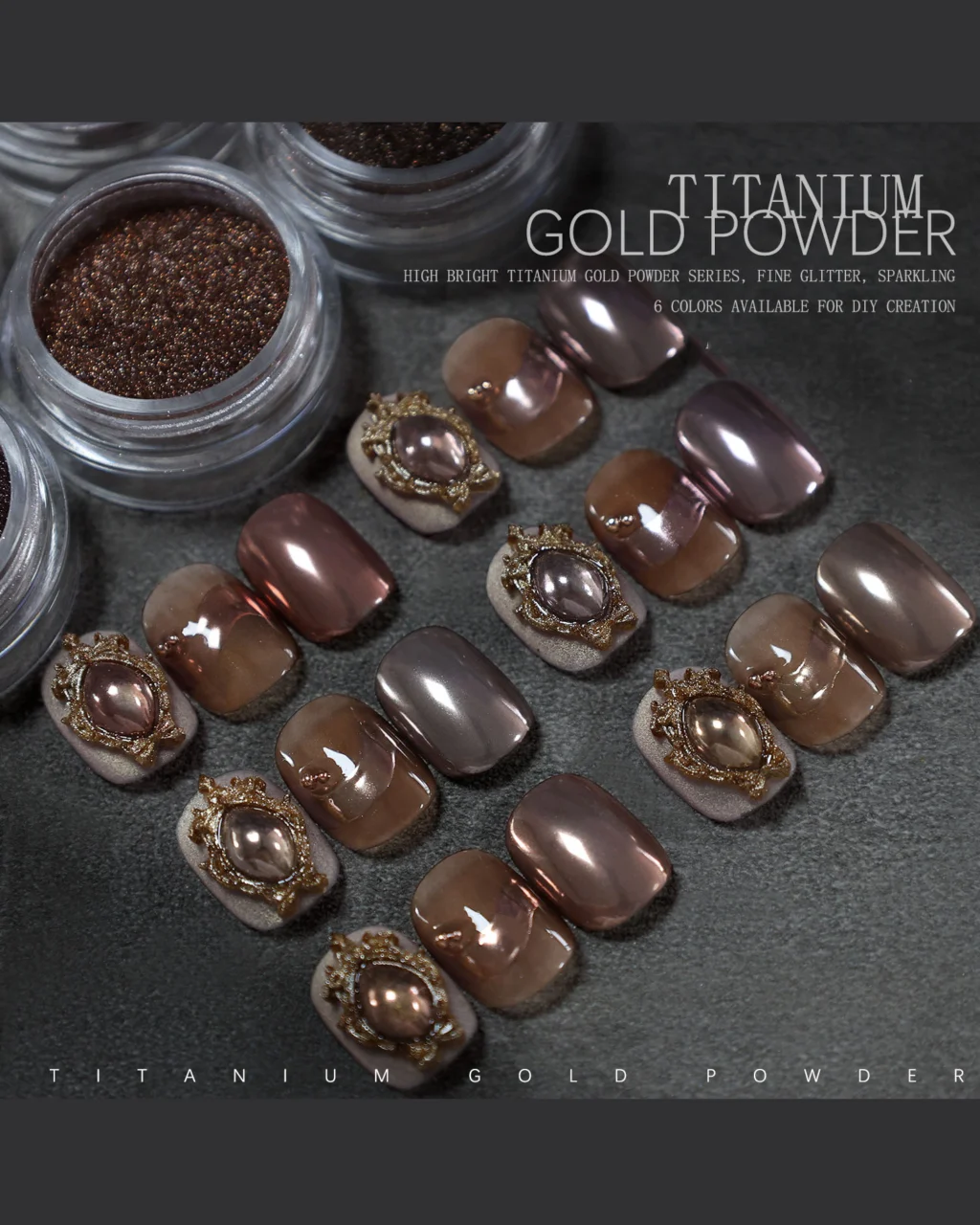 Alternative view of 0.3g Vintage Nail Art Glitter Dust Bulk