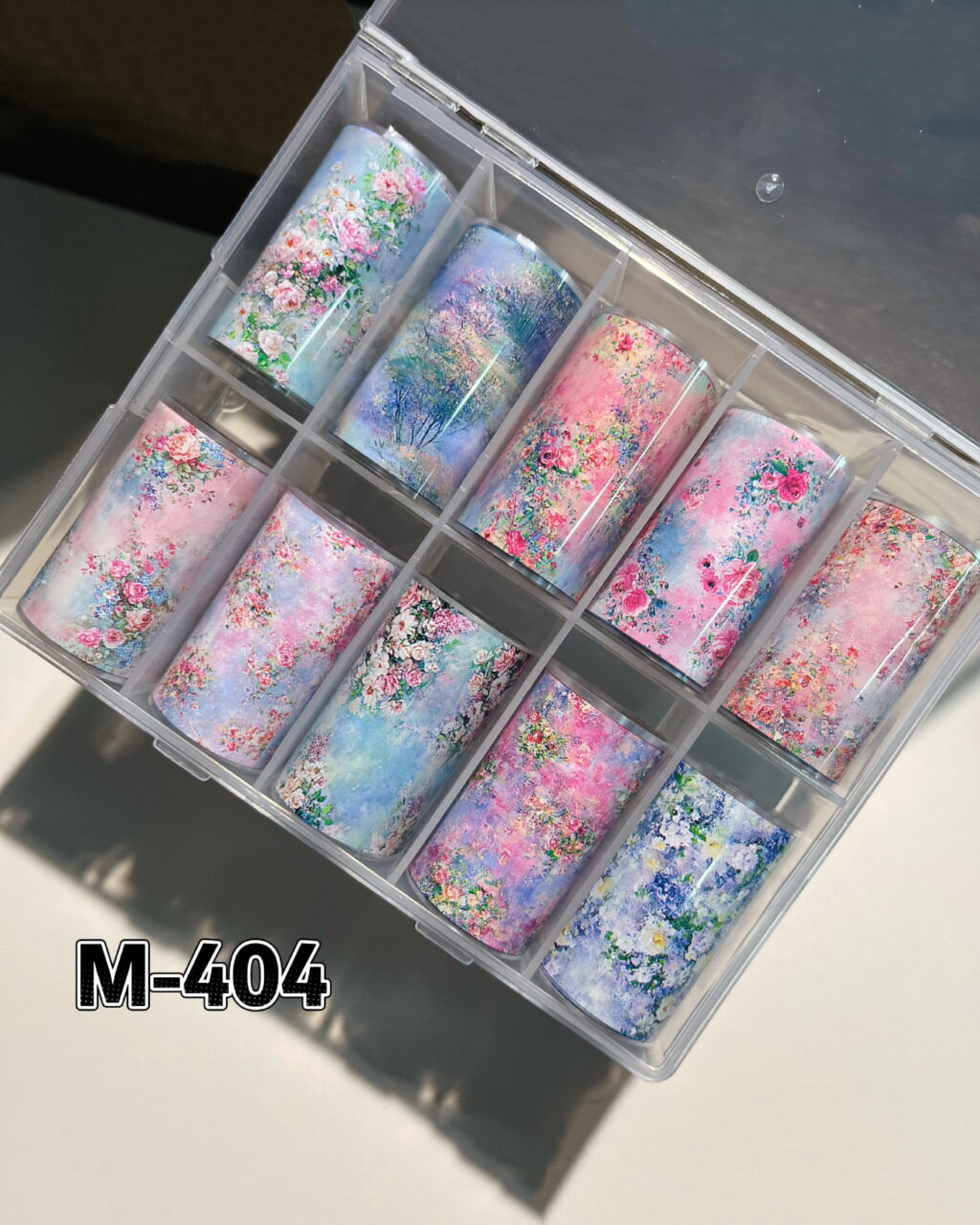10 Gird Leopard Print Nail Foil Set - Image 6