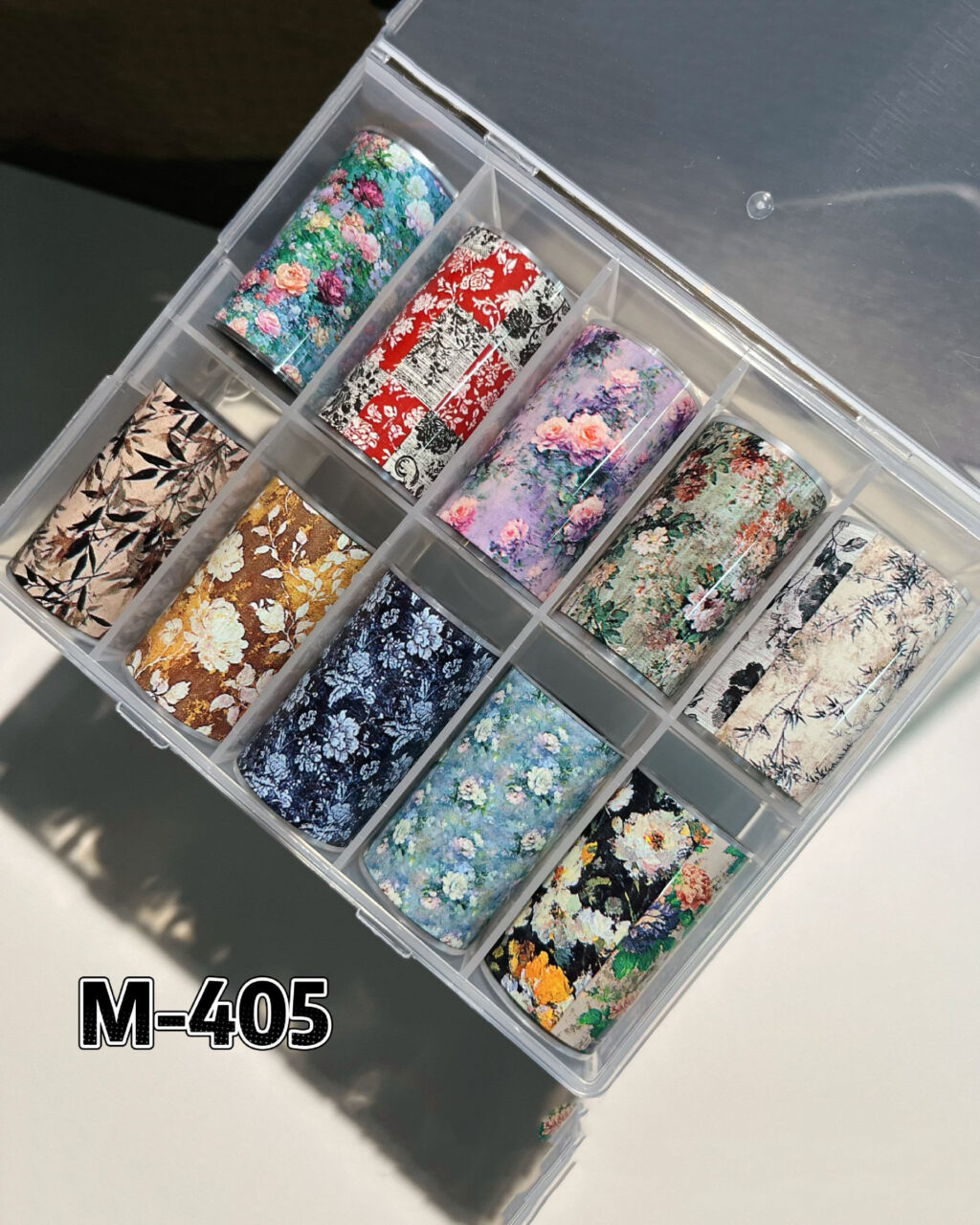 10 Gird Leopard Print Nail Foil Set - Image 9