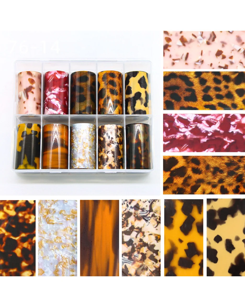 4*100cm Premium Marble Nail Foil Transfer - Image 3