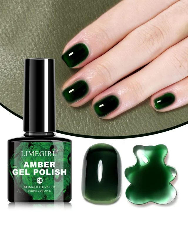 Amber Gel Polish Soak-off Cured UV & Lamp Style 6