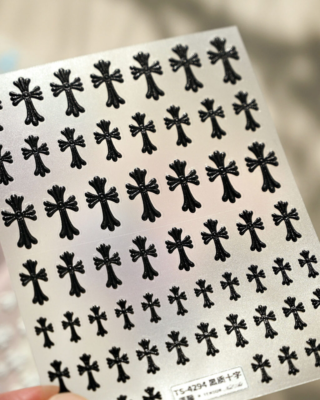 Creative Cross Nail Stickers for Nail Art - Image 13