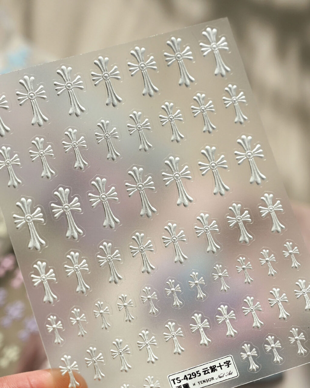 Creative Cross Nail Stickers for Nail Art - Image 12