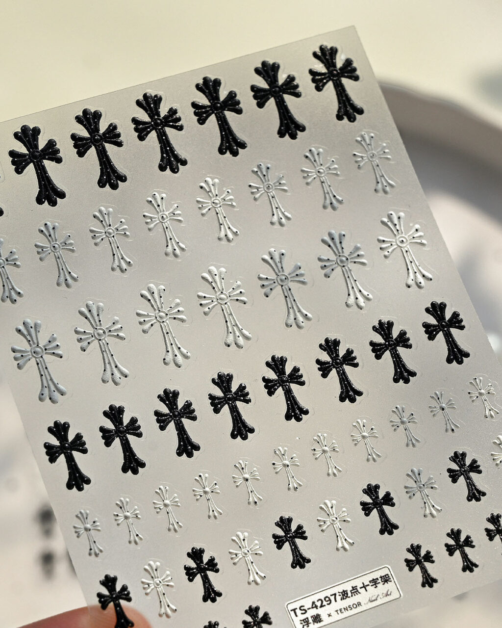 Creative Cross Nail Stickers for Nail Art - Image 10
