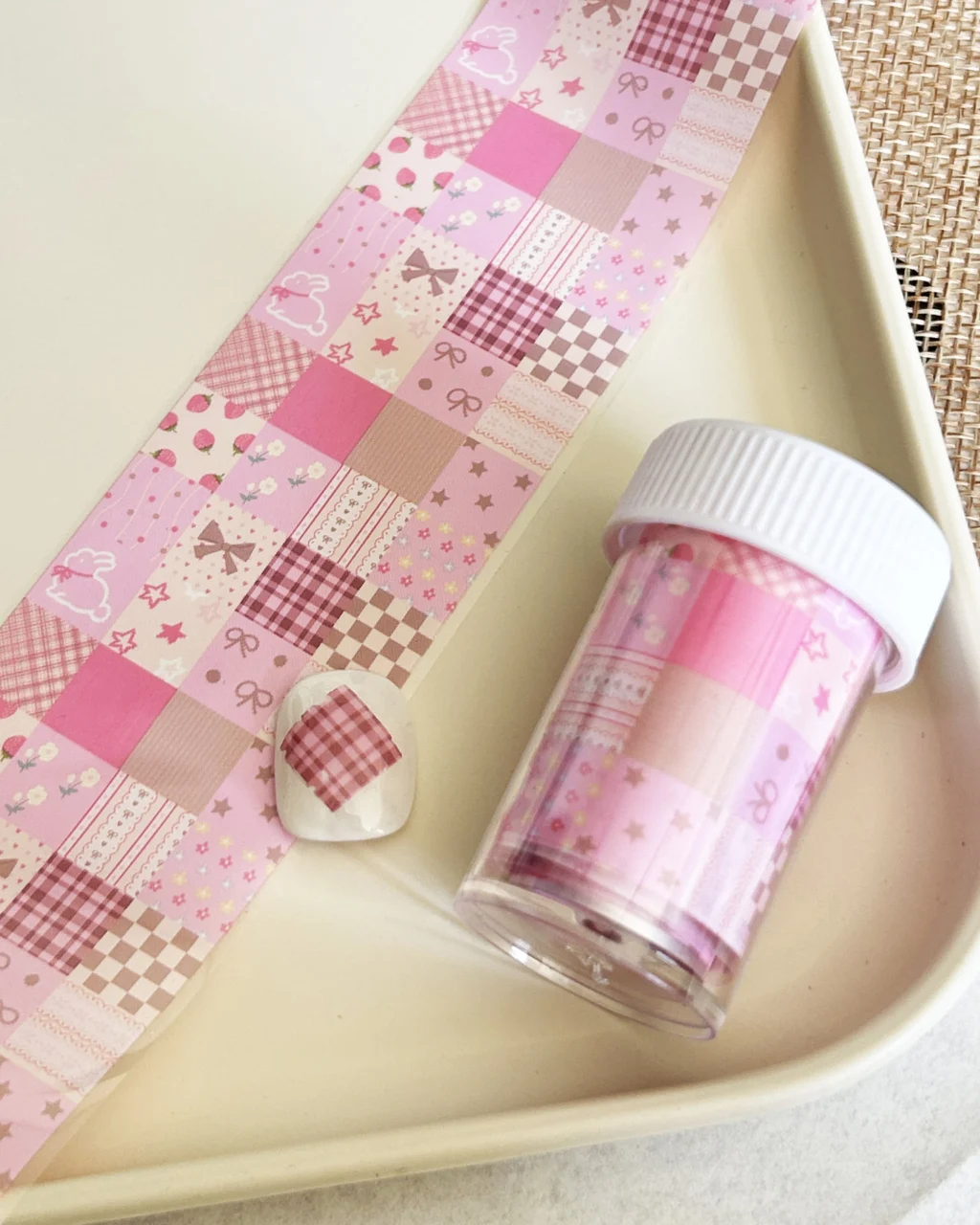 Cute Pink Nail Foil Transfer Sheets Bulk - Image 19