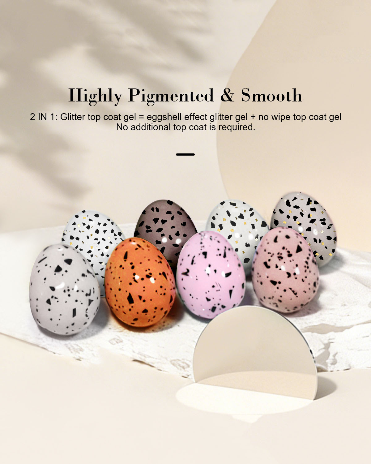 Eggshell Gel Nail Polish Base Coat Bulk - Image 9