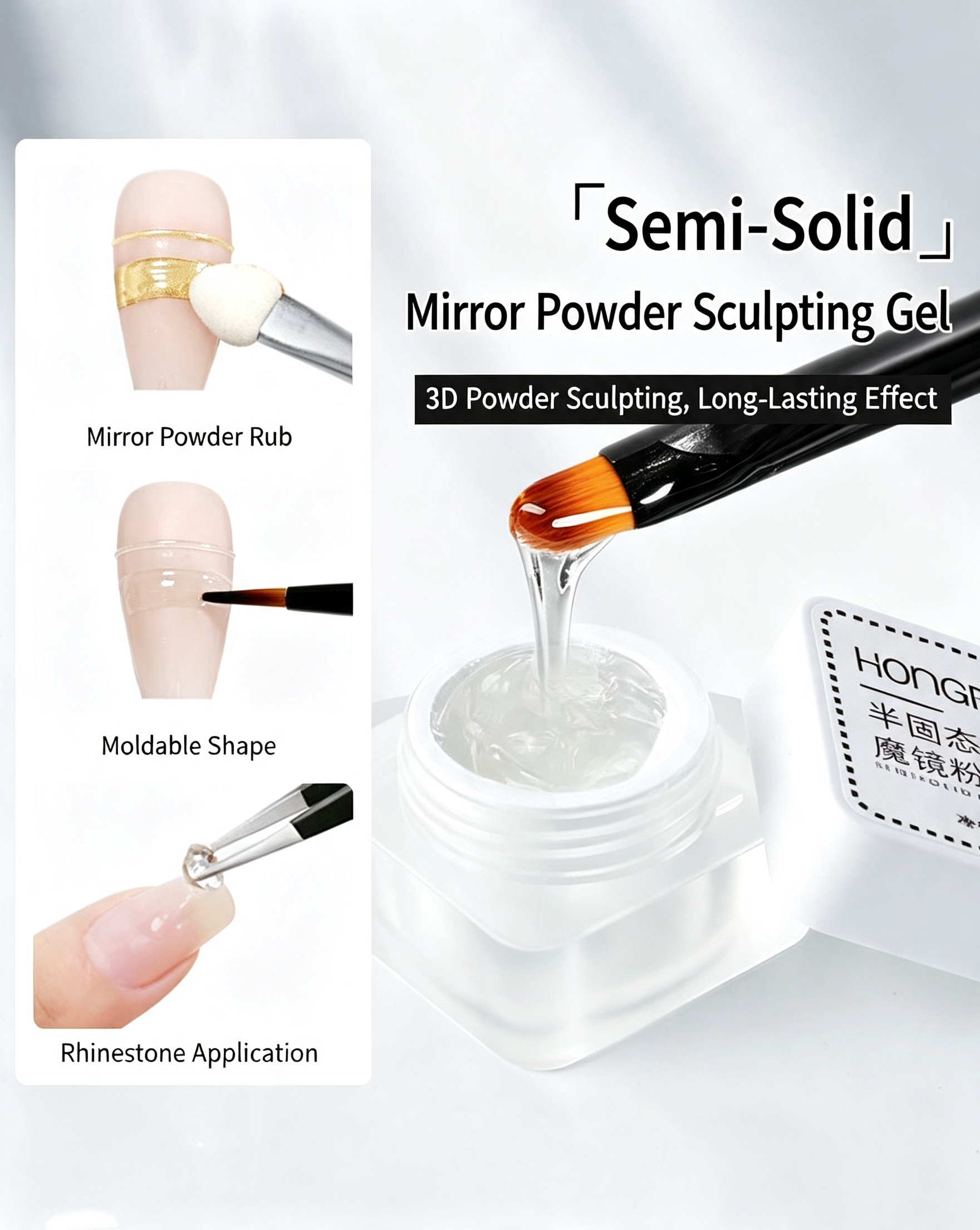 Green Series Titanium Metal Powder for Nail Art - Image 2
