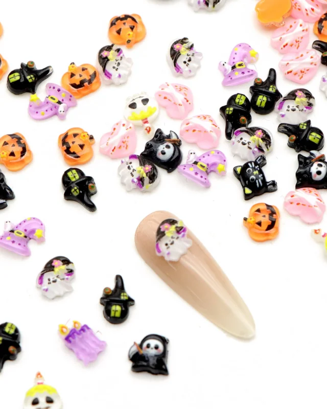 Halloween Resin Charms Mini Pumpkin