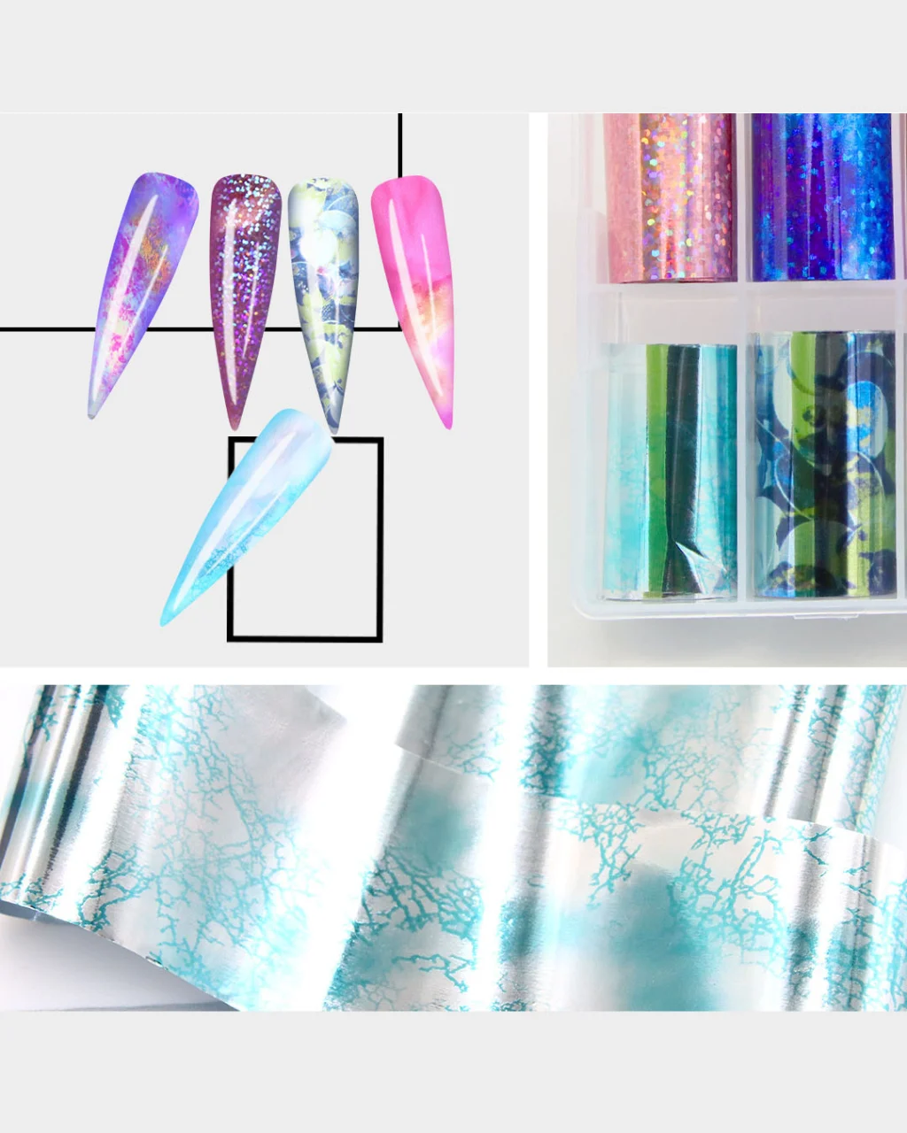 Holo Transfer Foil for Nail Art Bulk - Image 6
