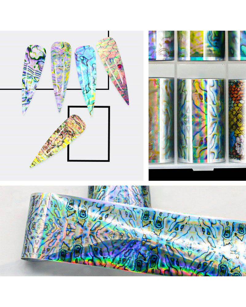 Holographic Nail Transfer Foil Bulk - Image 4