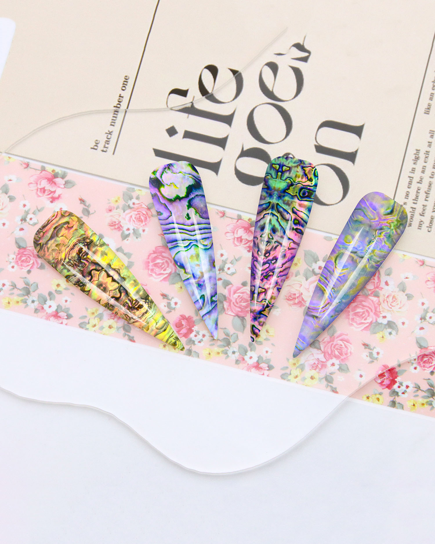 Holographic Nail Transfer Foil Bulk - Image 6