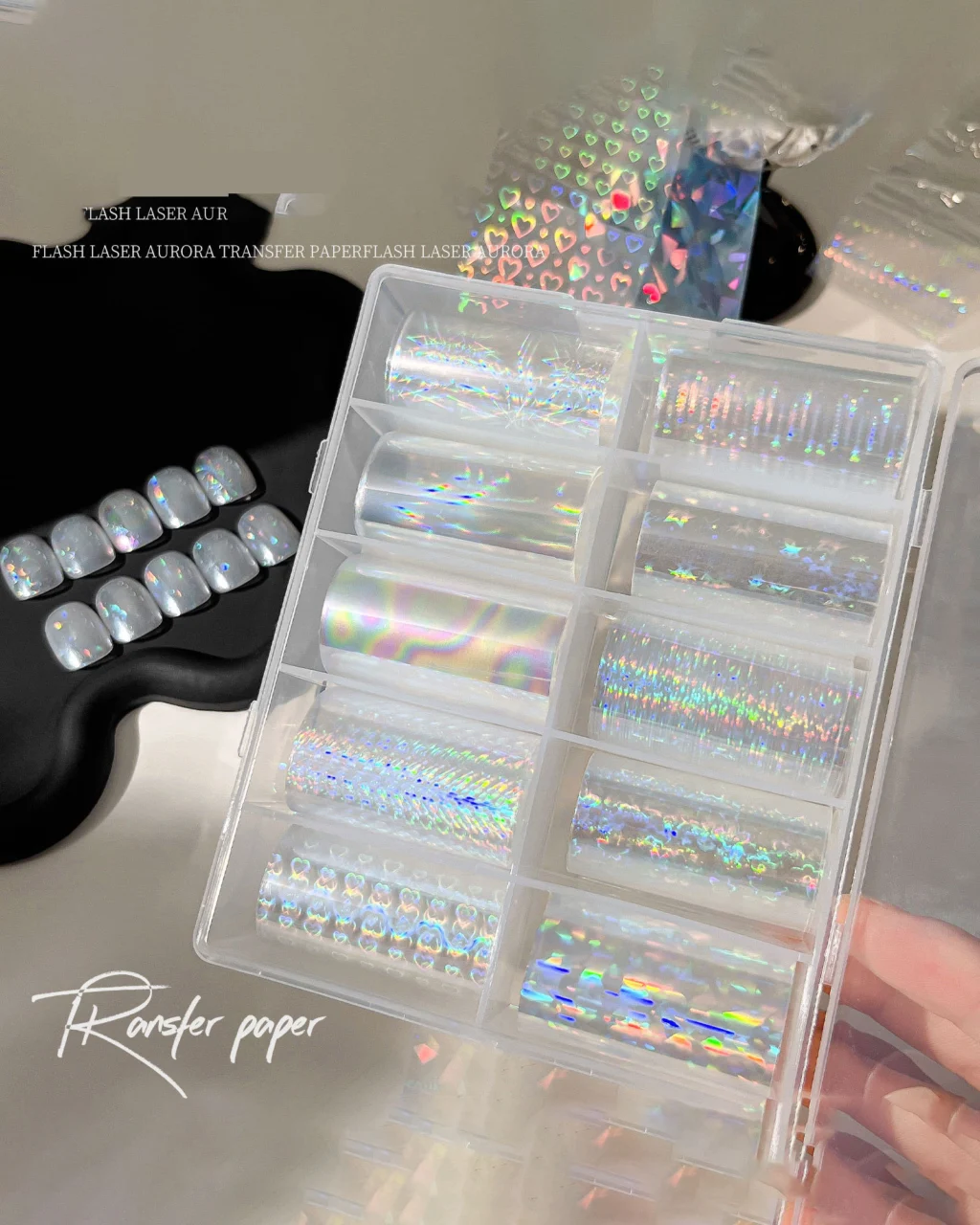 Laser Colorful Nail Foil Wholesale