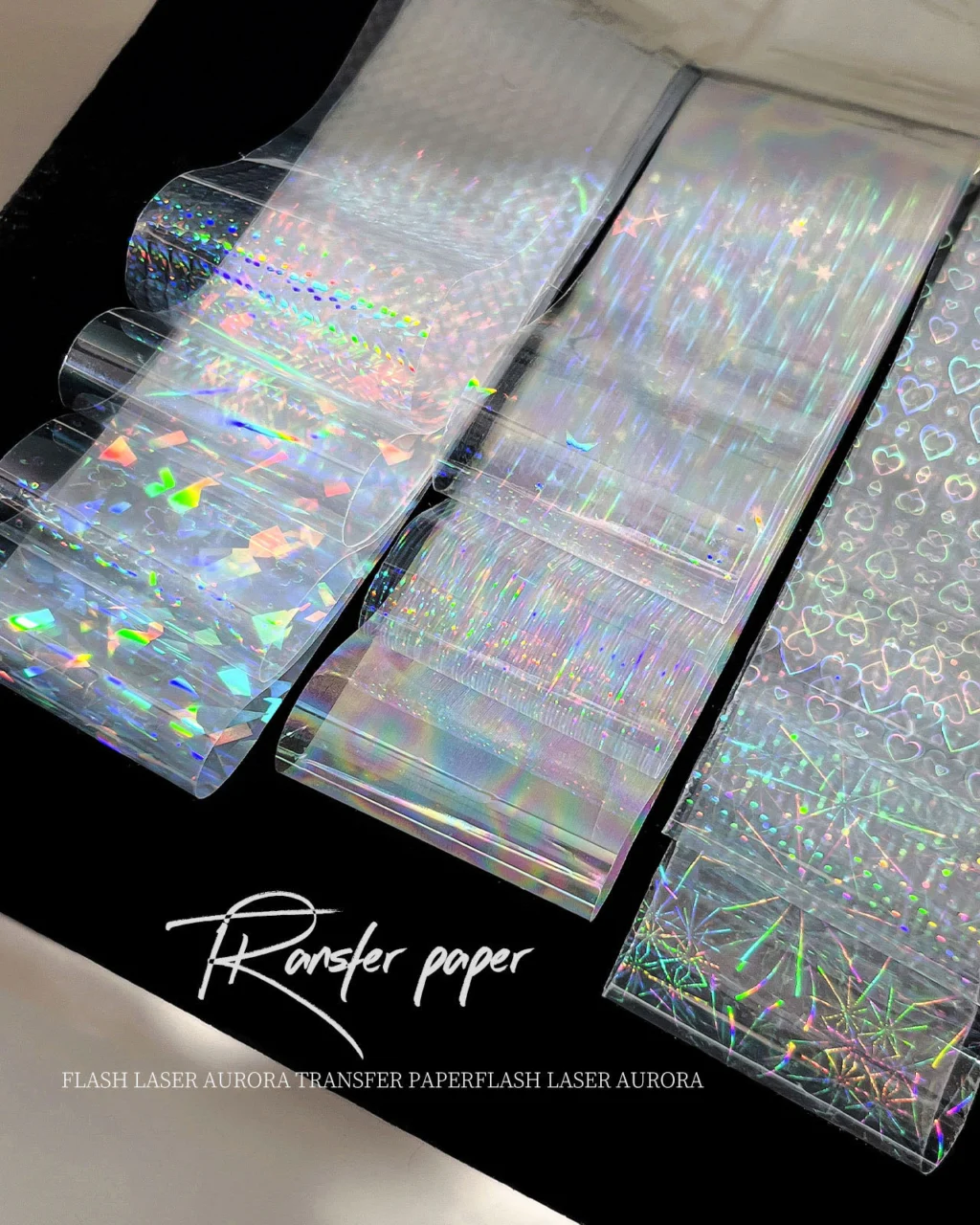 Alternative view of Laser Colorful Nail Foil Wholesale