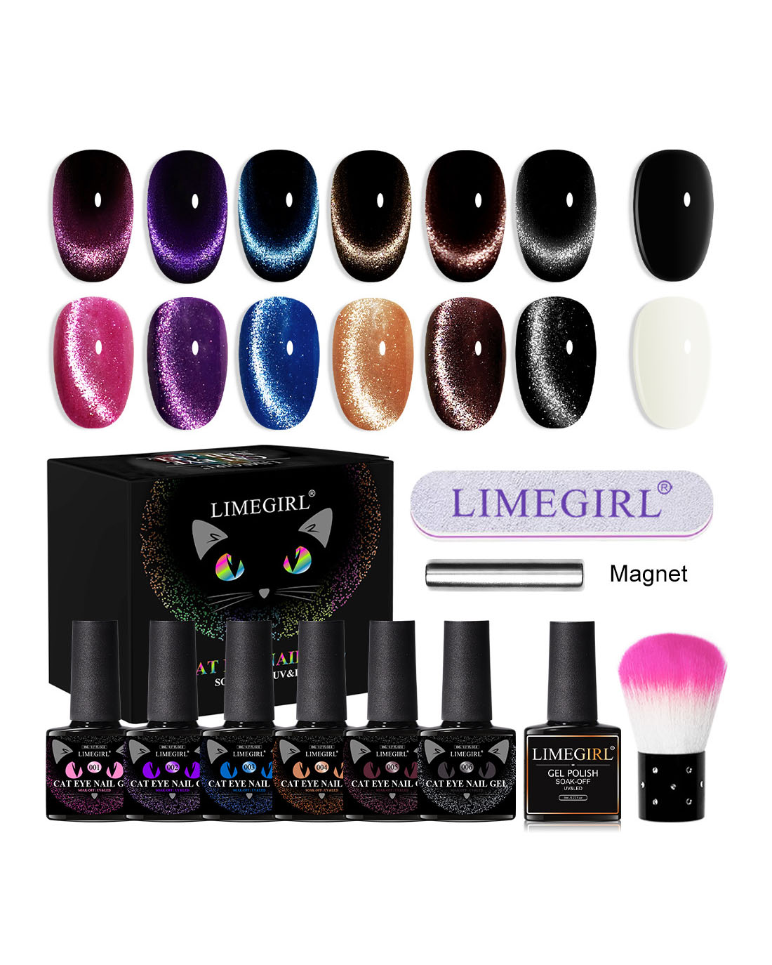Magnetic Cat Eye Gel Polish & Soak Off Gel Polish - Image 7