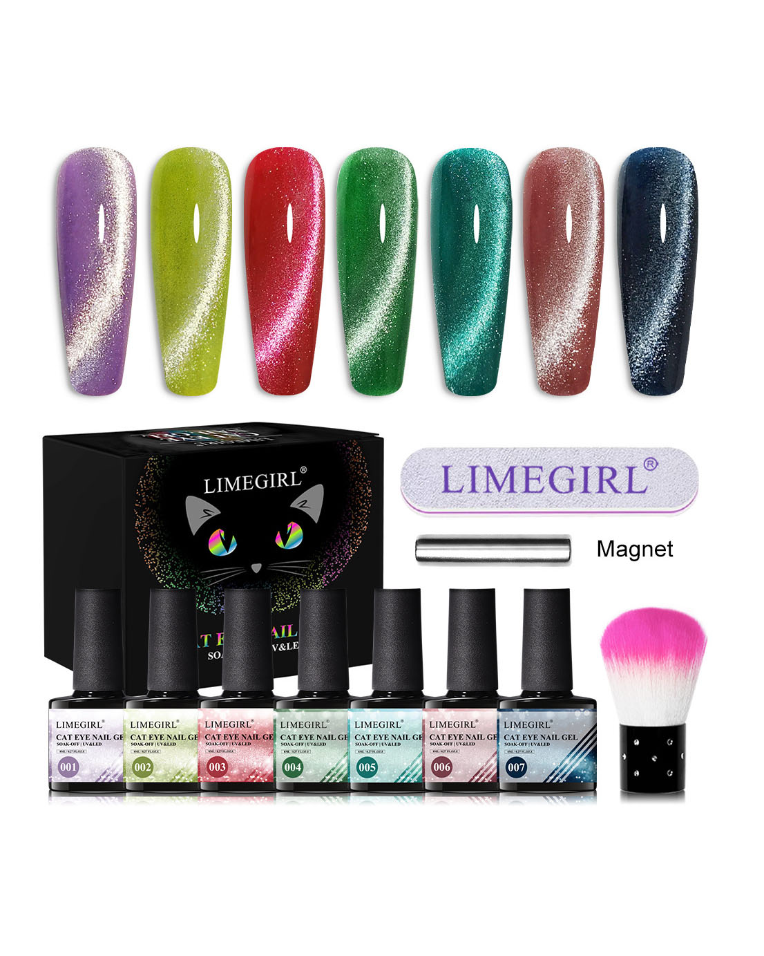 Magnetic Cat Eye Gel Polish & Soak Off Gel Polish - Image 2