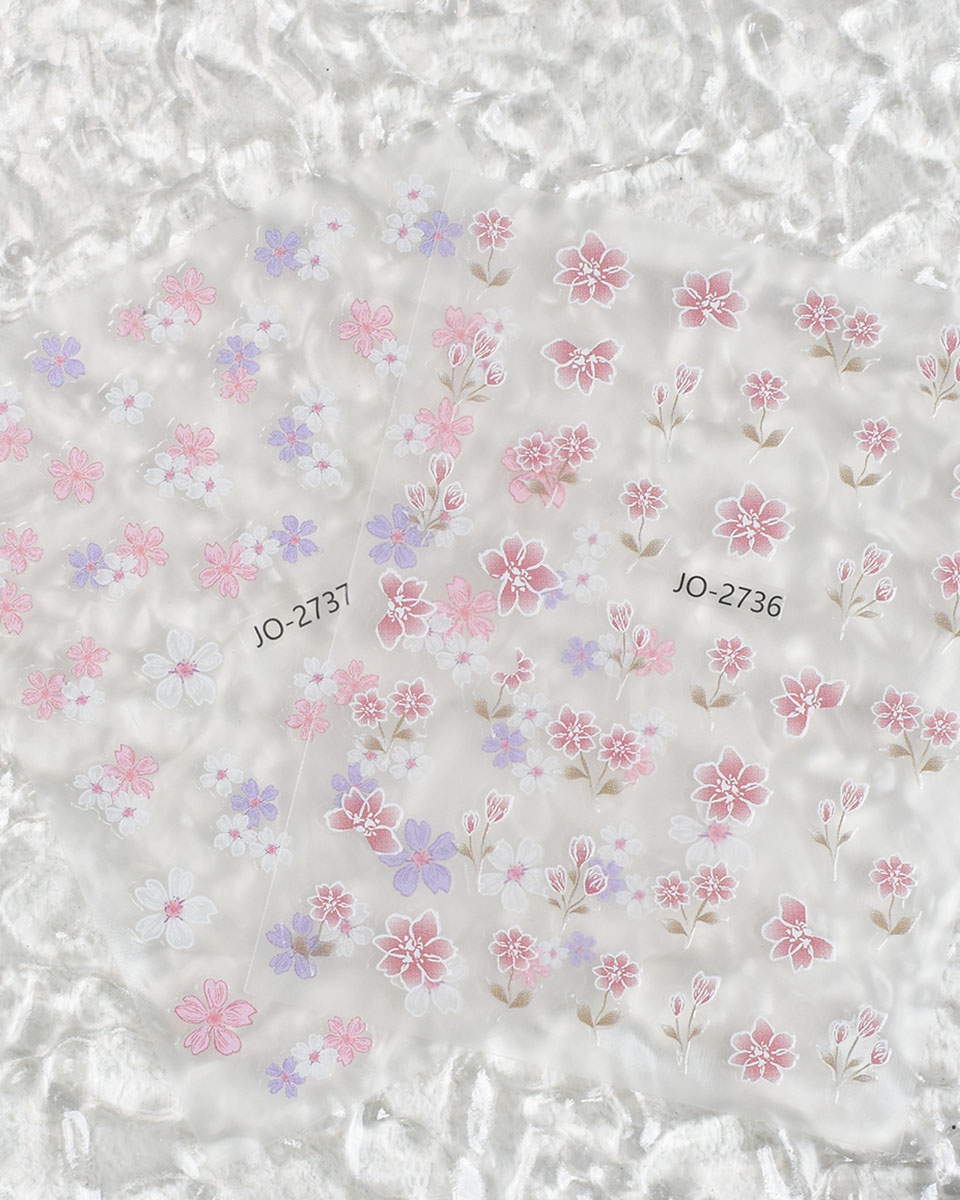 Pink Butterfly Nail Stickers Wholesale - Image 15