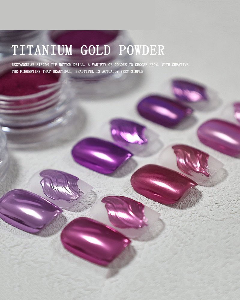 Royal Purple Glitter Dust for Nail Art
