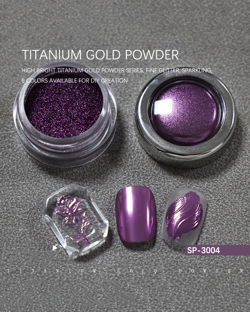 Royal Purple Glitter Dust for Nail Art - Image 8