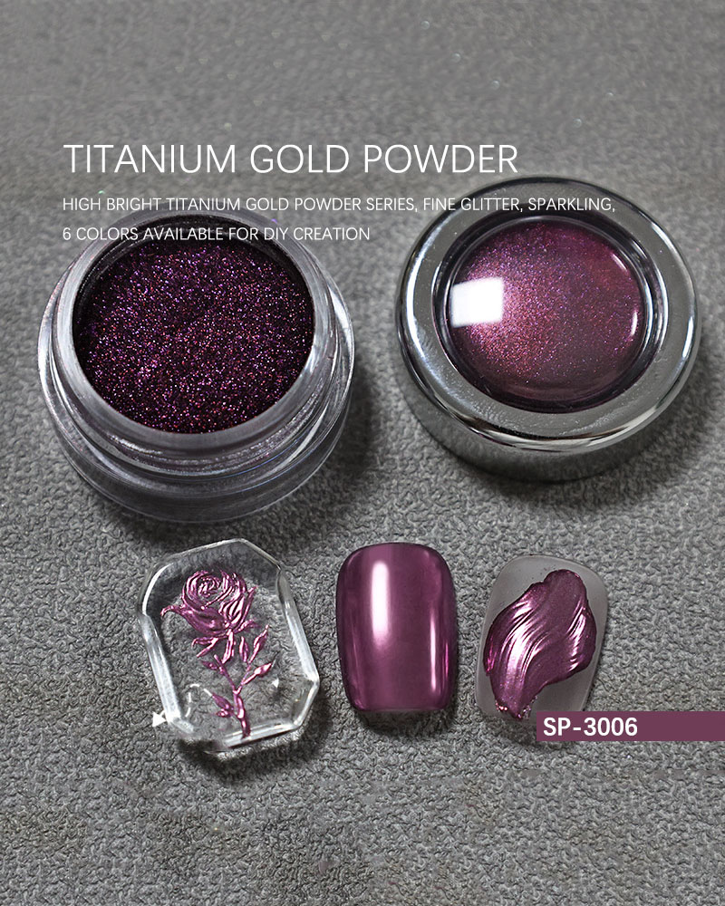 Royal Purple Glitter Dust for Nail Art - Image 6