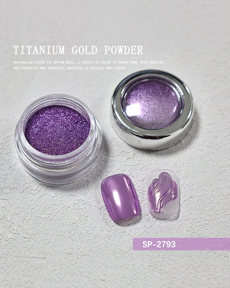 Royal Purple Glitter Dust for Nail Art - Image 14