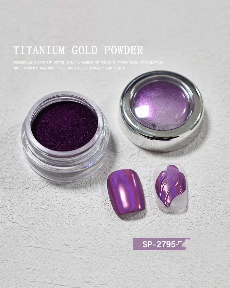 Royal Purple Glitter Dust for Nail Art - Image 12