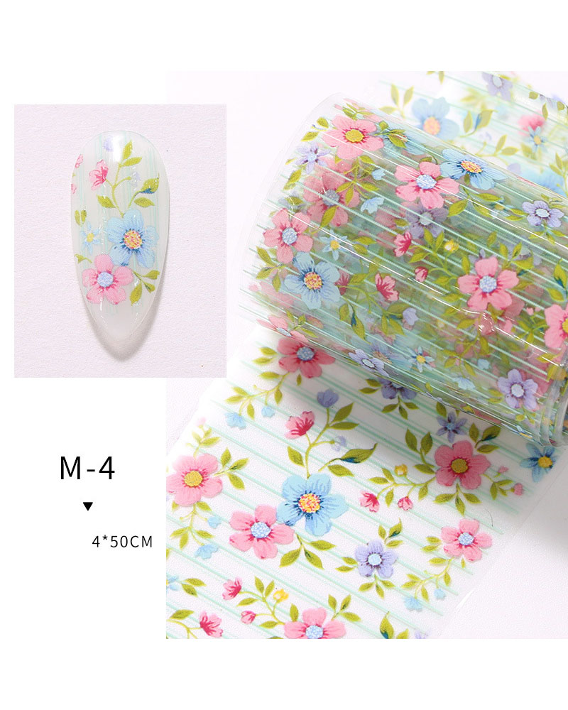 10Rolls Small Delicate Flowers Nail Transfer Decals - Image 6