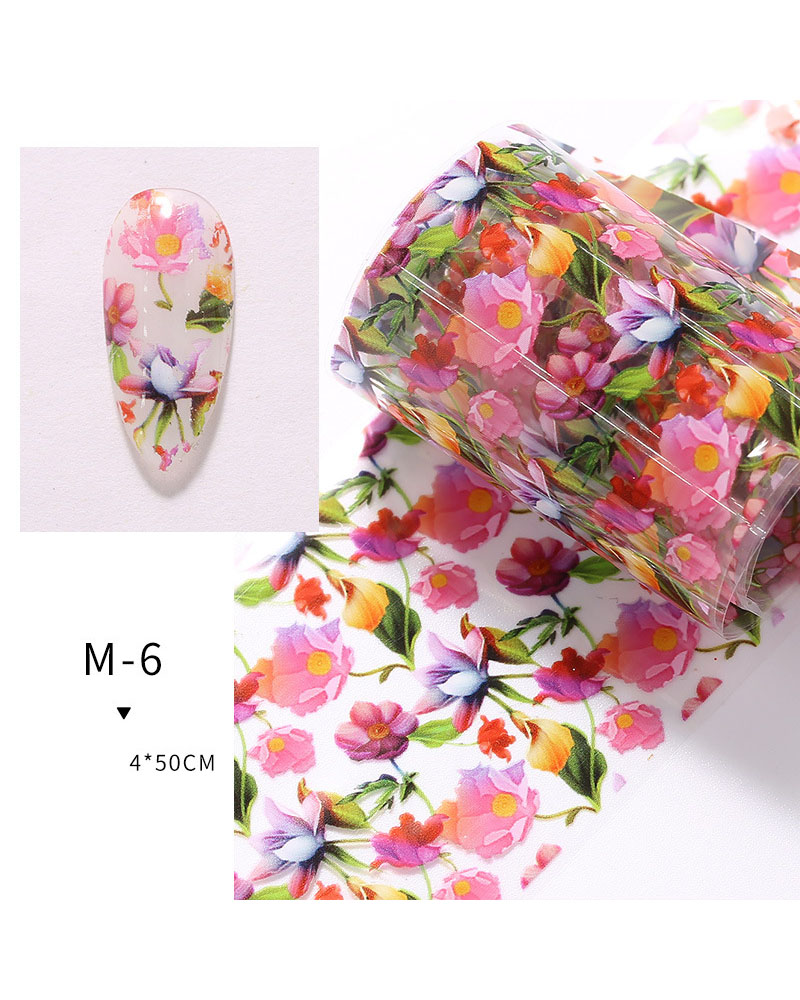 10Rolls Small Delicate Flowers Nail Transfer Decals - Image 5