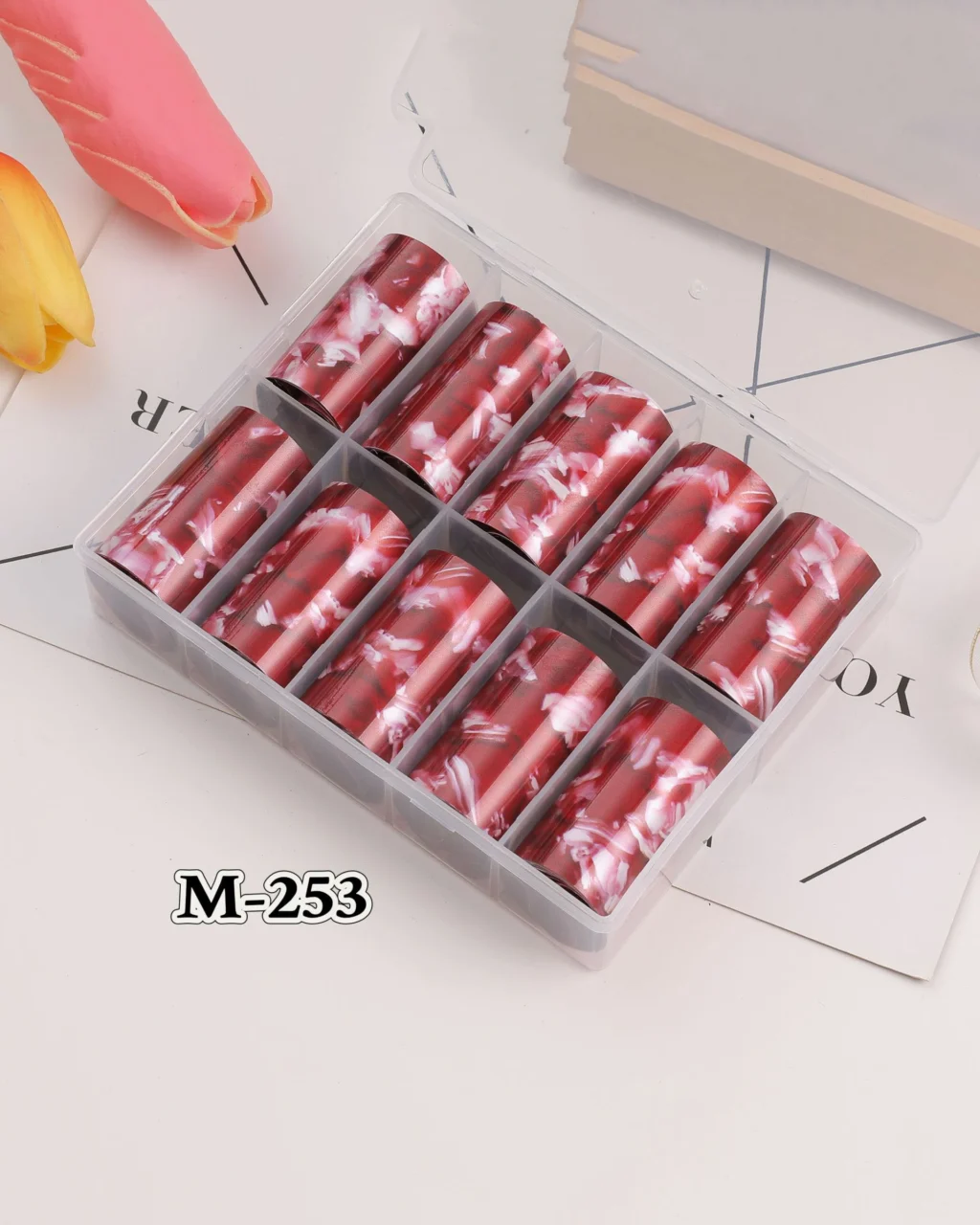 40 Types Cute Nail Transfer Foils - Image 14